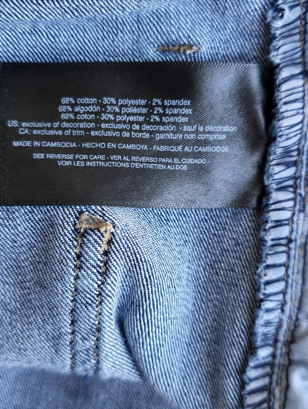 Straight Leg Dark Wash Jeans Gloria Vanderbilt Size 14 - Picture 13 of 14